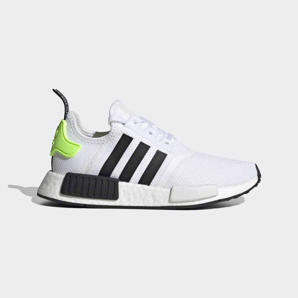 Adidas Boys' NMD_R1 Originals Shoes White/Black Ireland FW2699